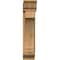 Ekena Millwork Imperial Traditional Rough Sawn Bracket w/ Offset Brace, Western Red Cedar, 8"W x 26"D x 38"H BKT0806X26X38IMP01RWR - alternate 2